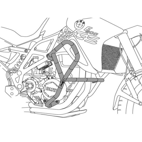 Puig Engine Guard Black